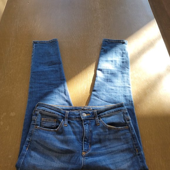 Universal Thread High Rise Stretch Skinny Jean Size 4 Waist 27 - Picture 7 of 12